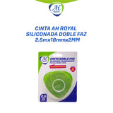 Cinta Doble Faz Siliconada AH Royal