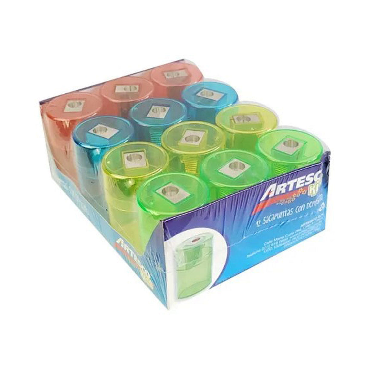 Tajalápiz Sencillo con Deposito Artesco