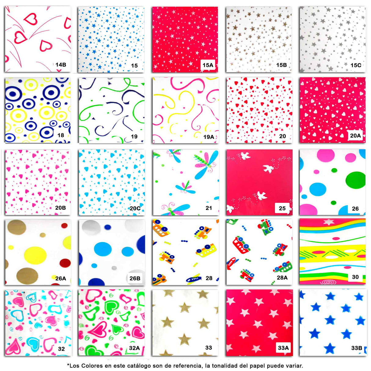 Celofán Estampado Catálogo 1