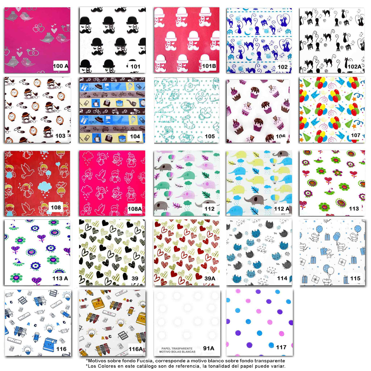 Celofán Estampado Catálogo 2