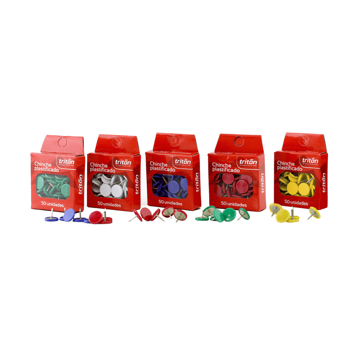 Chinche Plastificado Colores
