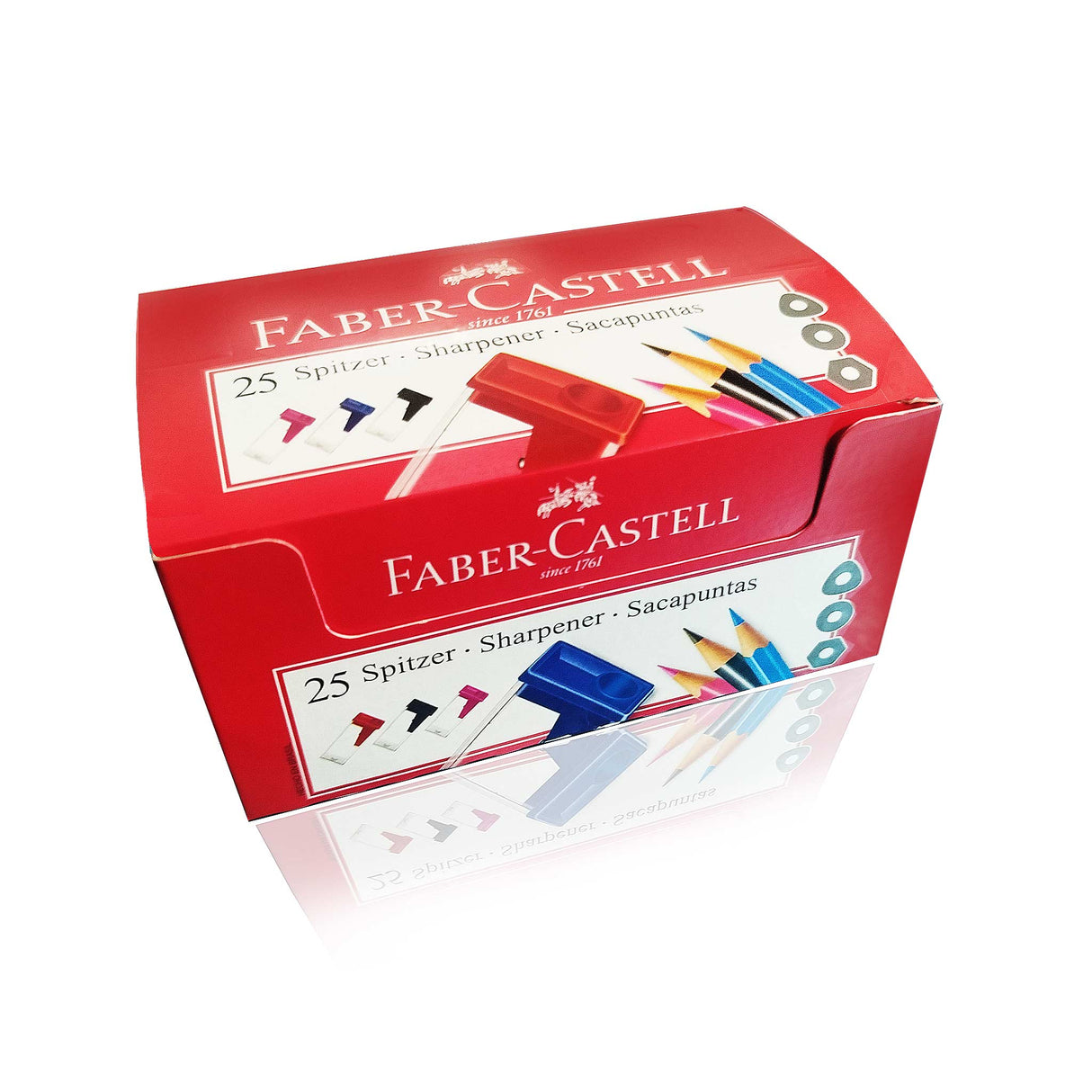 Tajalápiz Sencillo con Deposito Faber-Castell