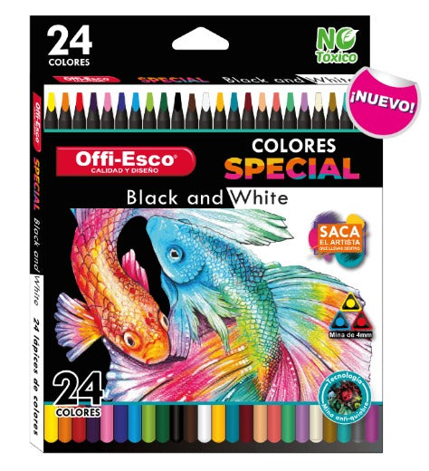 Colores B&W Unipunta 24 Unidades OE-132