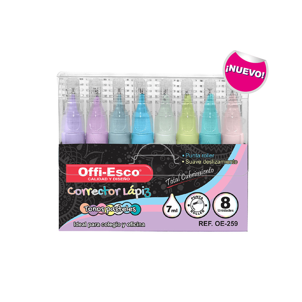 Corrector Lápiz Tonos Pastel 7 ml OE-259