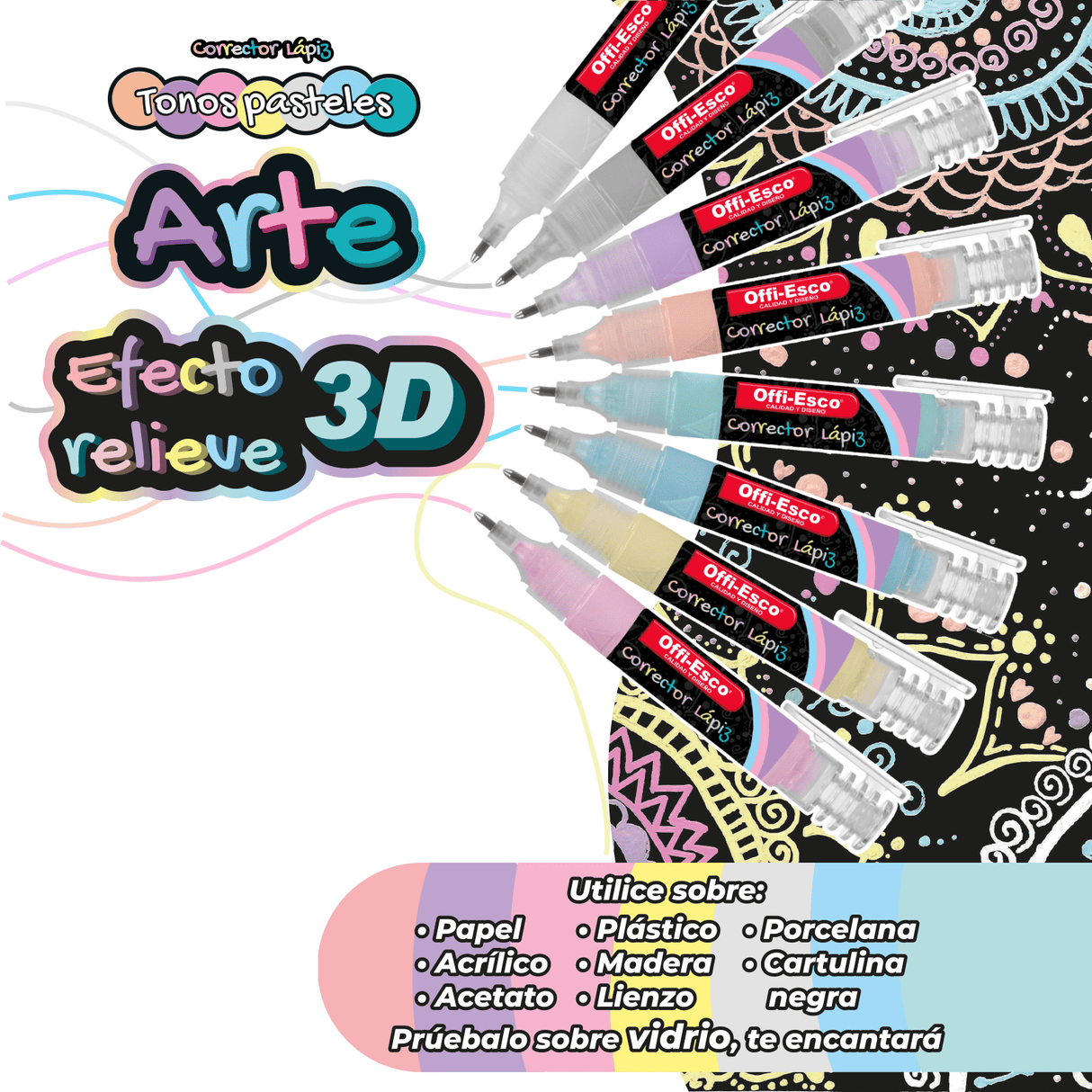 Corrector Lápiz Tonos Pastel 7 ml OE-259