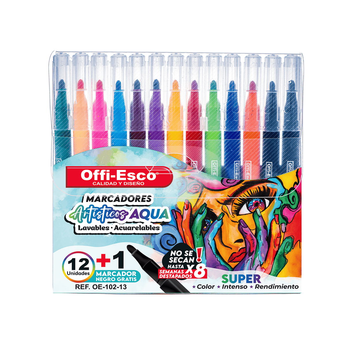 Marcadores Super Plumones OE-102-13