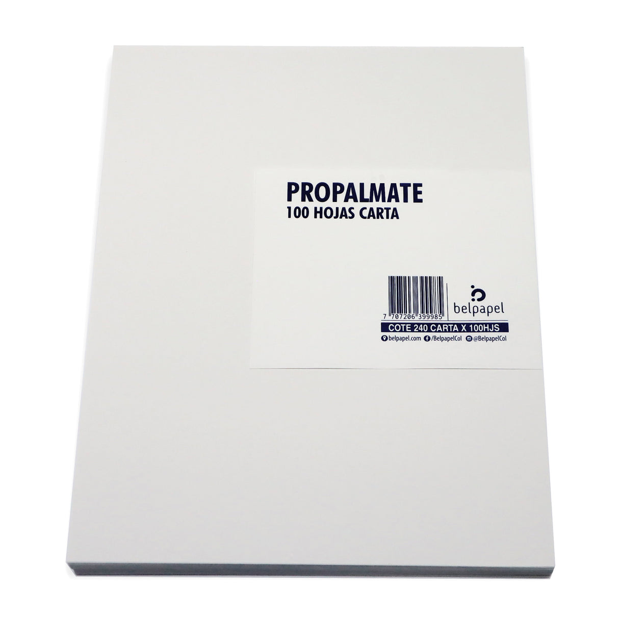 Paquete Propalmate Carta 100 Hojas