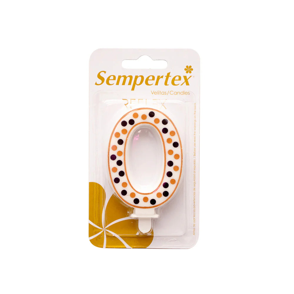 Vela Numérica Polka Deluxe Sempertex