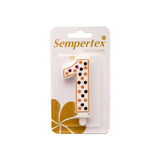 Vela Numérica Polka Deluxe Sempertex