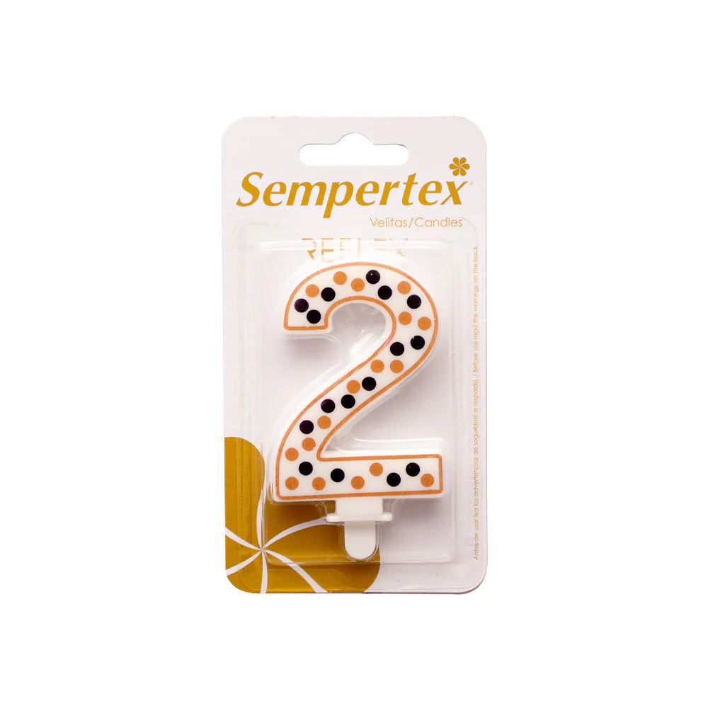 Vela Numérica Polka Deluxe Sempertex