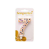 Vela Numérica Polka Deluxe Sempertex