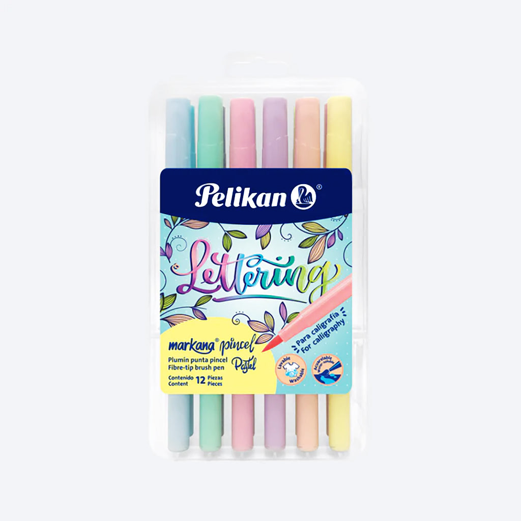 Plumones Markana Punta Pincel Pelikan