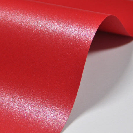 Papel fino para tarjetería diseño impresión de lujo rojo emperador