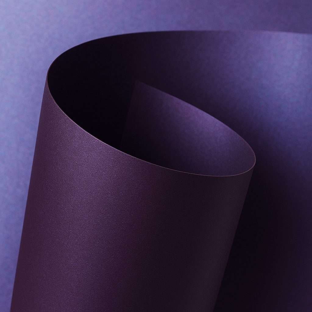 Papel fino para tarjetería diseño impresión de lujo purpura