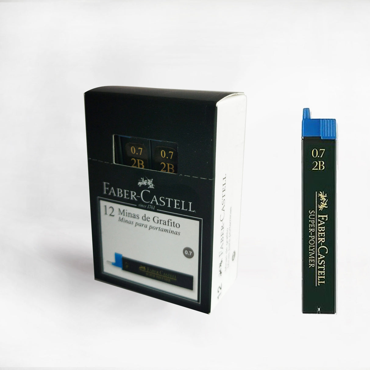 Minas 0.7 mm 2B Caja Faber-Castell