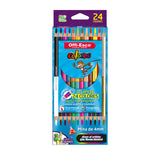 Colores 4 mm Doble punta por 12 Unidades, 24 Colores OE-142