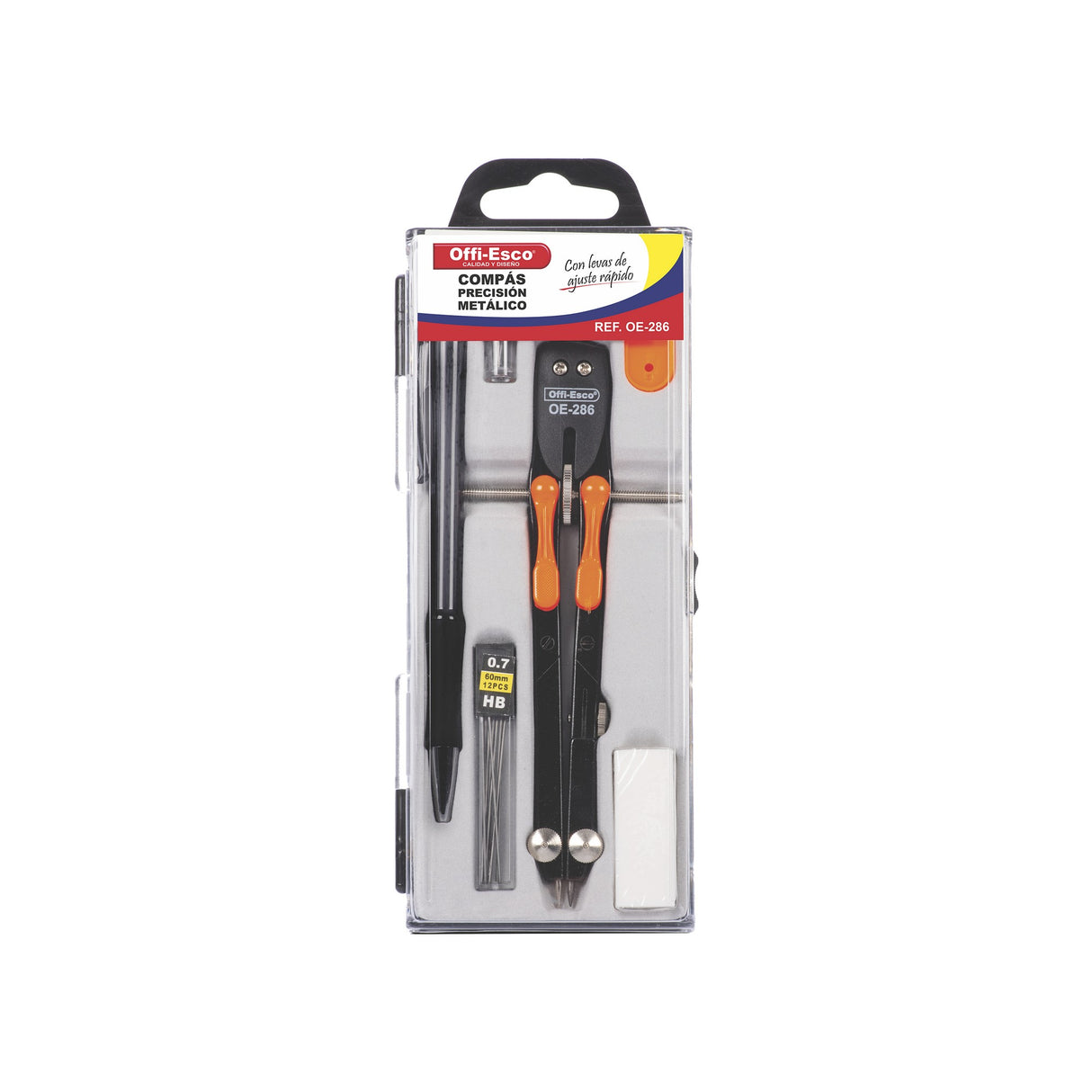 Compás de Precisión Metálico + Portaminas OE-286