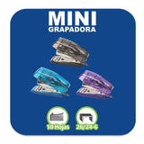 Cosedora Mini Colores Translúcidos OE-305