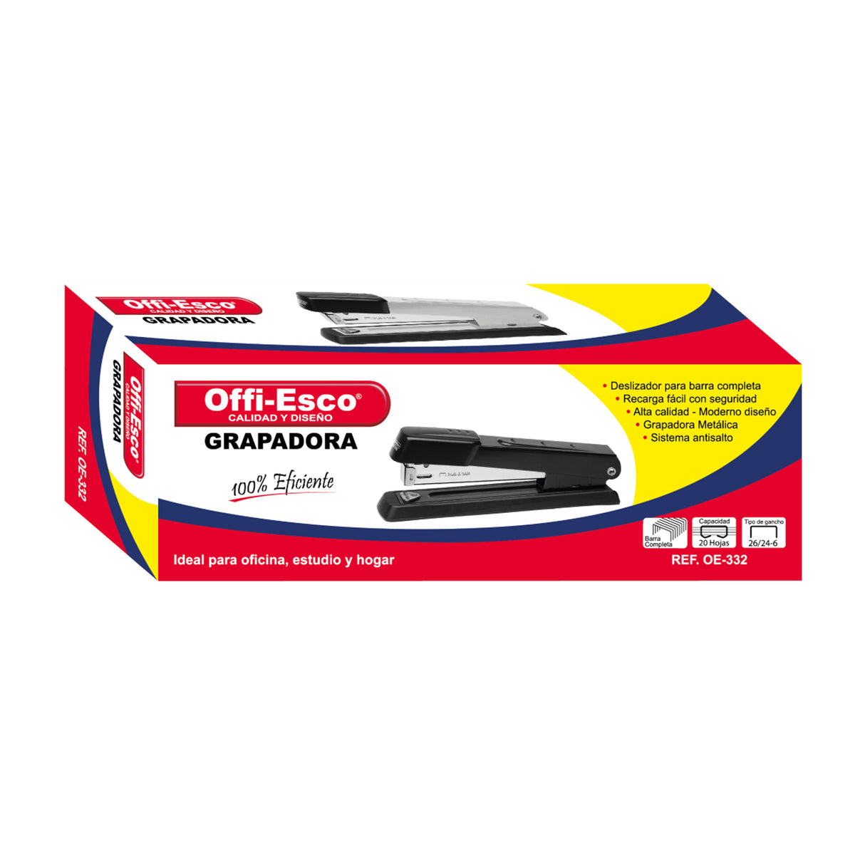Cosedora Mediana Metálica Confort OE-333