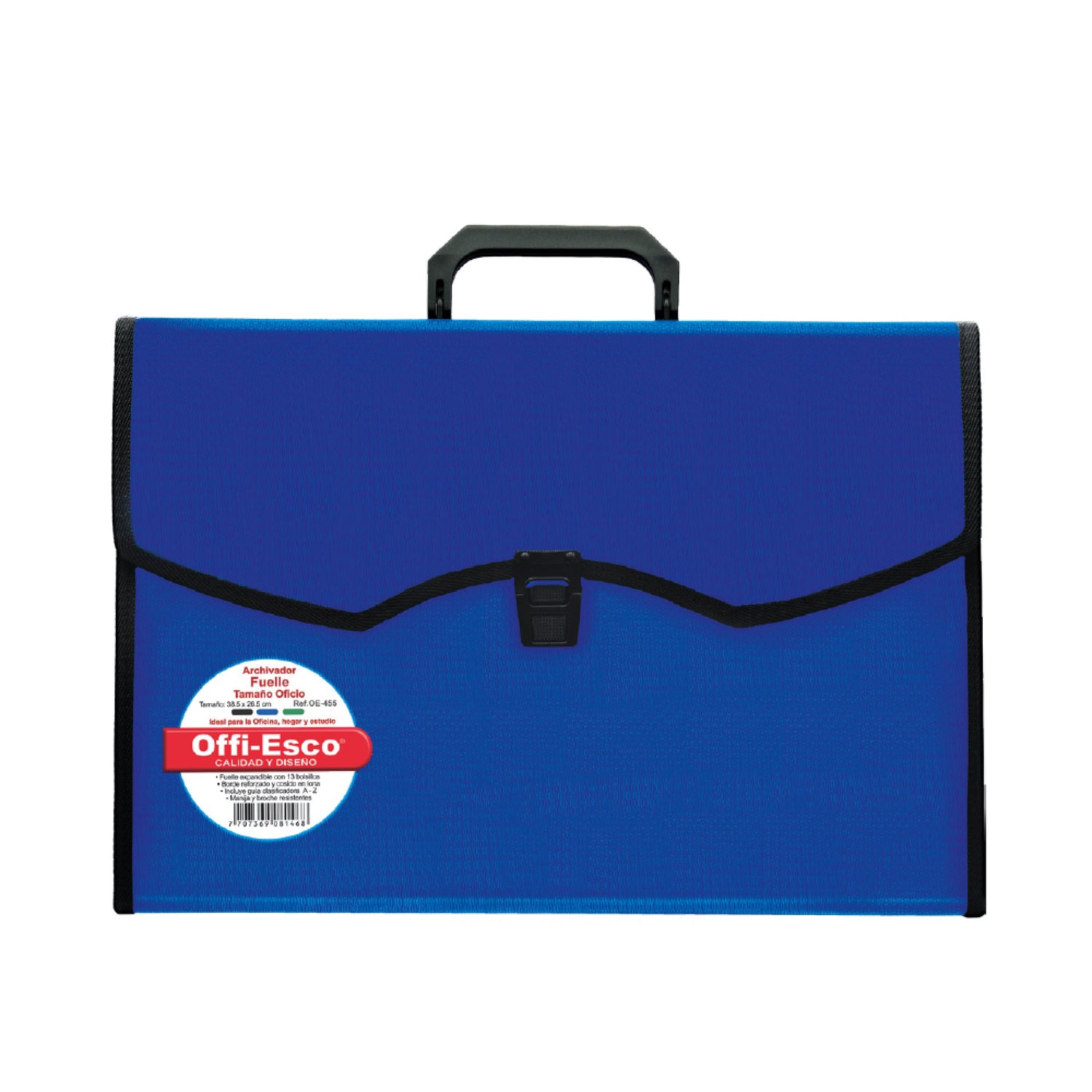 ARCHIVADOR AZUL 13 BOLSILLOS ELEGANTE