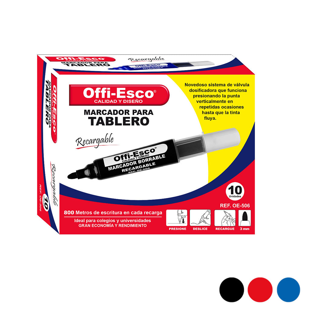 Marcador Borrable Recargable OE-506