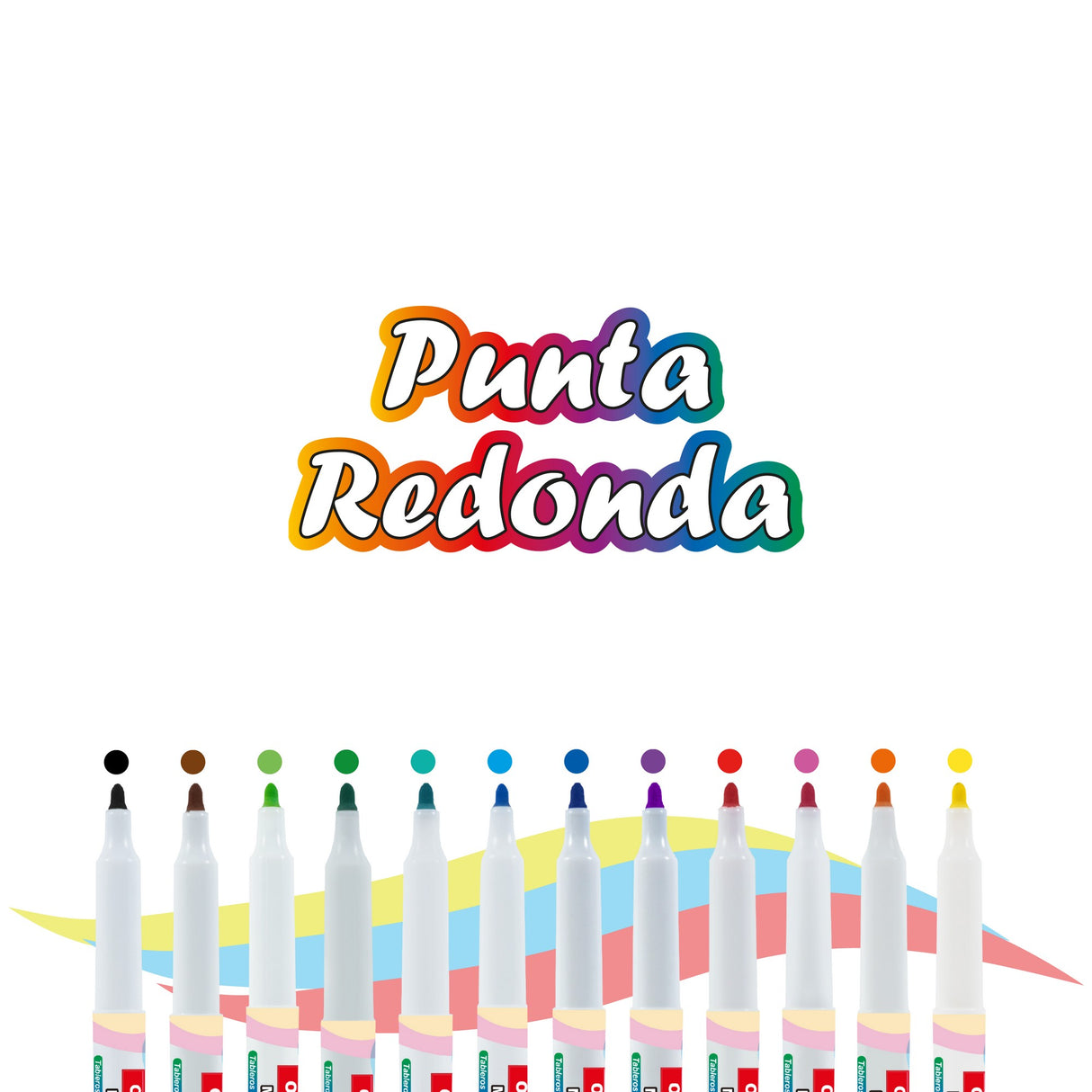 Marcador Borrable Rainbow Punta Redonda OE-514