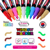 Marcador Neón Lavable Para Vidrio 5 mm OE-552
