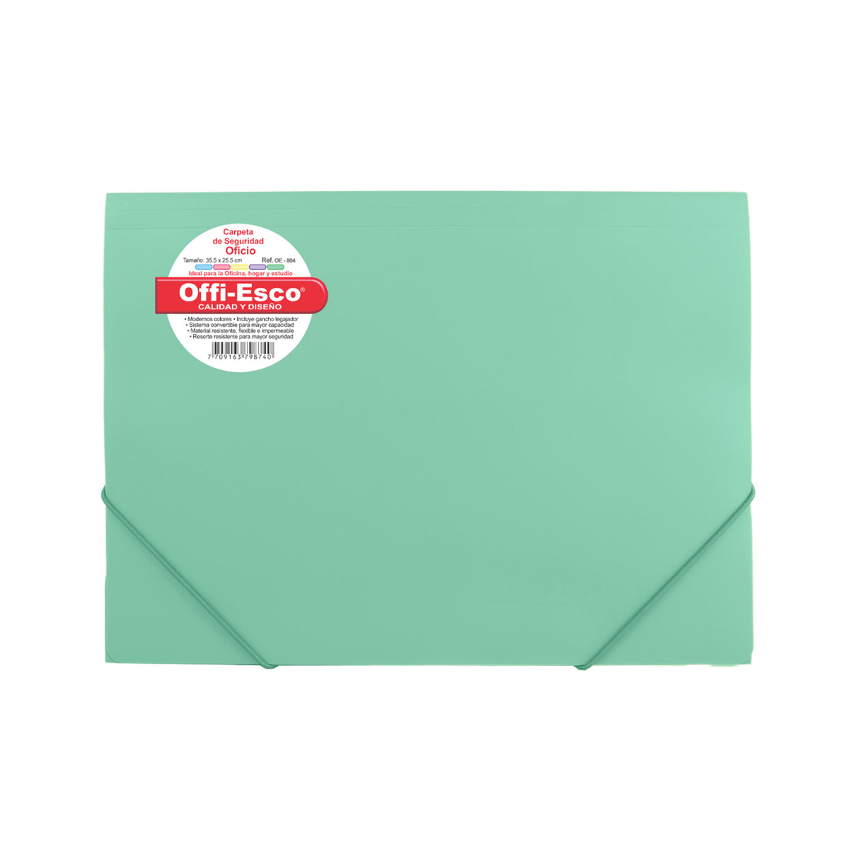 Carpeta de Seguridad Carta Colores Pastel OE-804P
