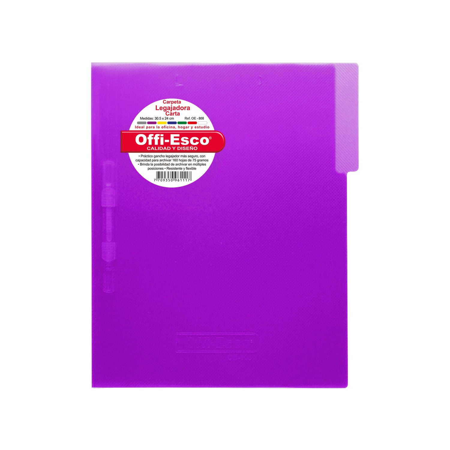 Carpeta Legajadoras Carta Translúcida OE-808
