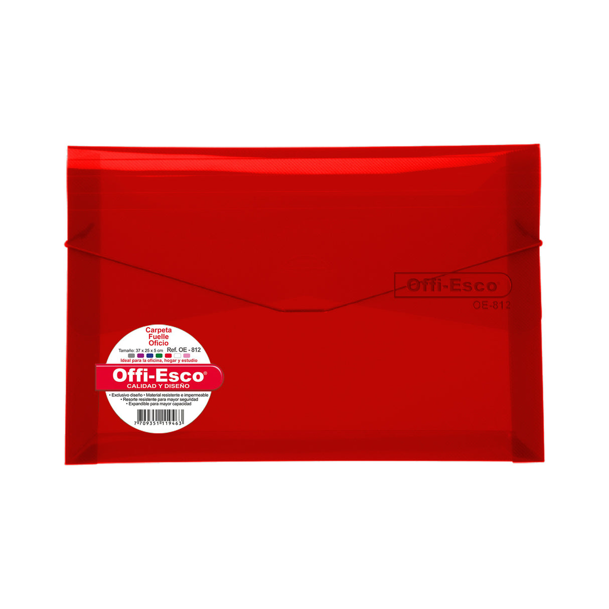Carpeta Fuelle Oficio Translúcida OE-812