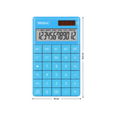 Calculadora Mediana Teclado Plano 12 Dígitos OE-971